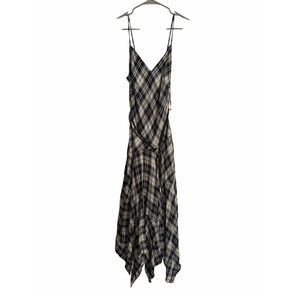 Lauren Ralph Lauren Plaid Belted Herringbone Dress 10 - Picture 8 of 11